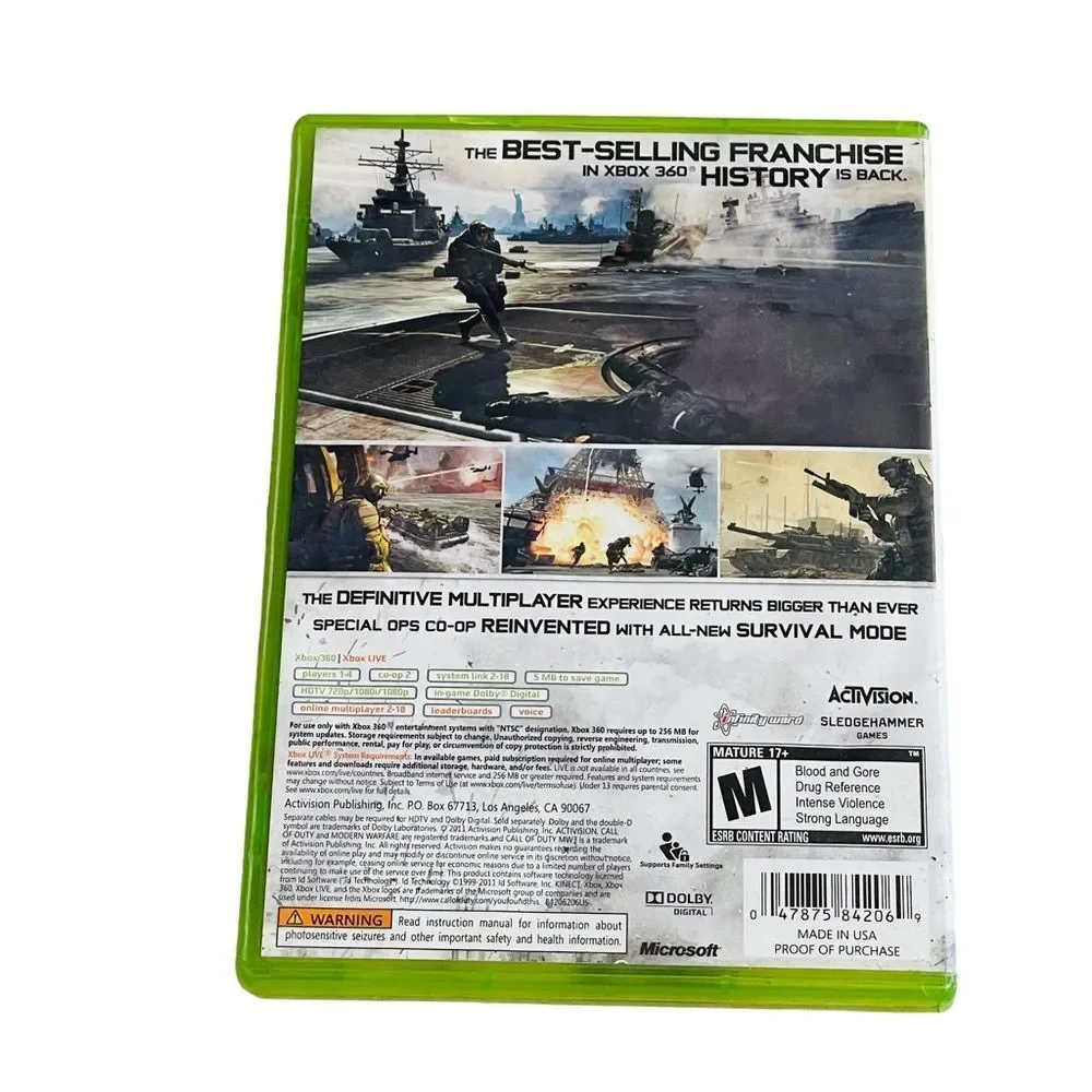 Xbox 360 Call of Duty Modern Warfare 3